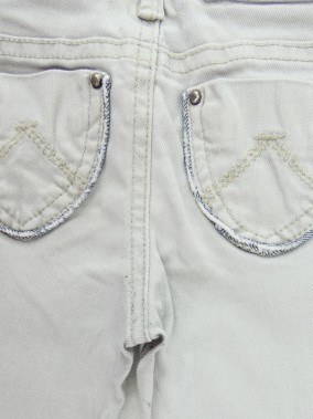 Pantalon jeans beige IKKS taille 4 ans