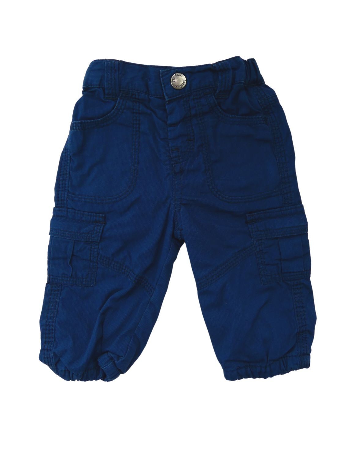 Pantalon bleu marine multipoches KITCHOUN taille 3 mois