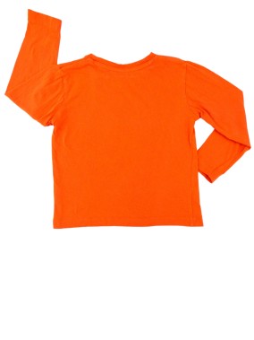 T-shirt ML rouge uni BA BASIC taille 3 ans