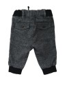 Pantalon élastique gris et noir BABY CLUB taille 3 mois
