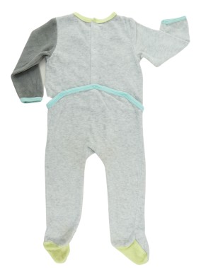 Pyjama ML éléphant gris GEMO taille 18 mois