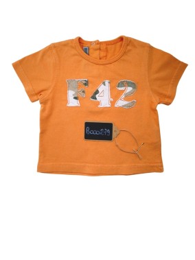 T-shirt MC F42 orange TAPE A L'OEIL taille 3 mois