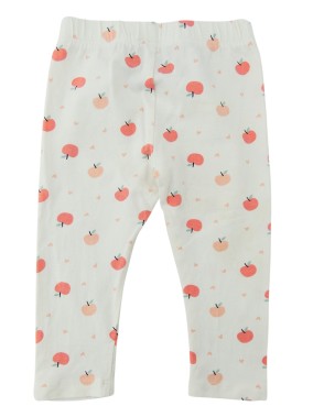 Pantalon legging pommes rose FPC taille 12 mois