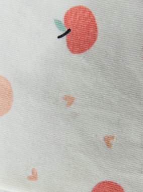 Pantalon legging pommes rose FPC taille 12 mois