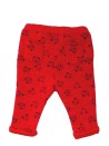 Pantalon rouge ours KIABI taille 3 mois
