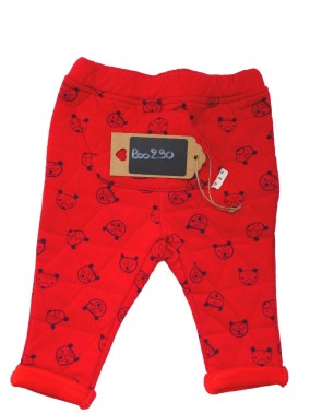 Pantalon rouge ours KIABI taille 3 mois
