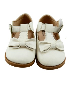 Chaussures babies nœuds crème MMGZ BABY taille 24