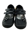 Chaussures ballerines noires nœud argenté LH LA HALLE taille 25