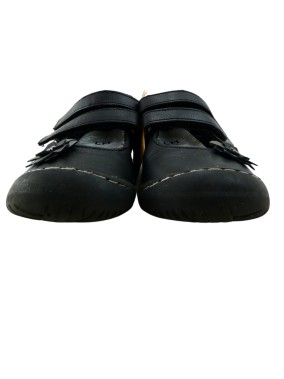 Chaussures ballerines noires nœud argenté LH LA HALLE taille 25