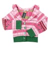 Gilet ML boutons vert CLAYEUX taille 8 ans
