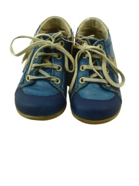 Chaussures cuir bleu LITTLE...