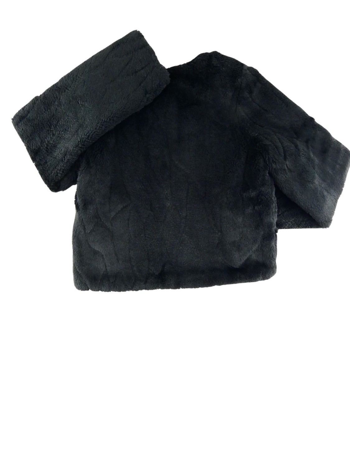 Manteau fourrure noir ORCHESTRA taille 10 ans