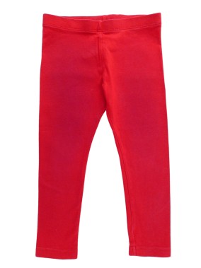 Pantalon legging rouge uni...