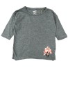 T-shirt M3/4 fleur rose LUPILU taille 2-4 ans