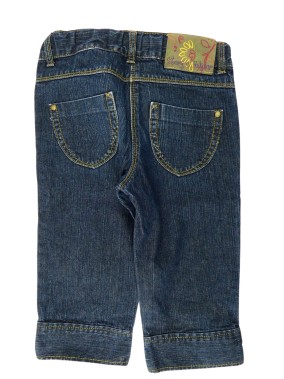 Pantacourt bouton "girl denim" NKY taille 8 ans