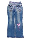 Pantalon jeans couture multicouleur MAI LI KIN taille 10 ans