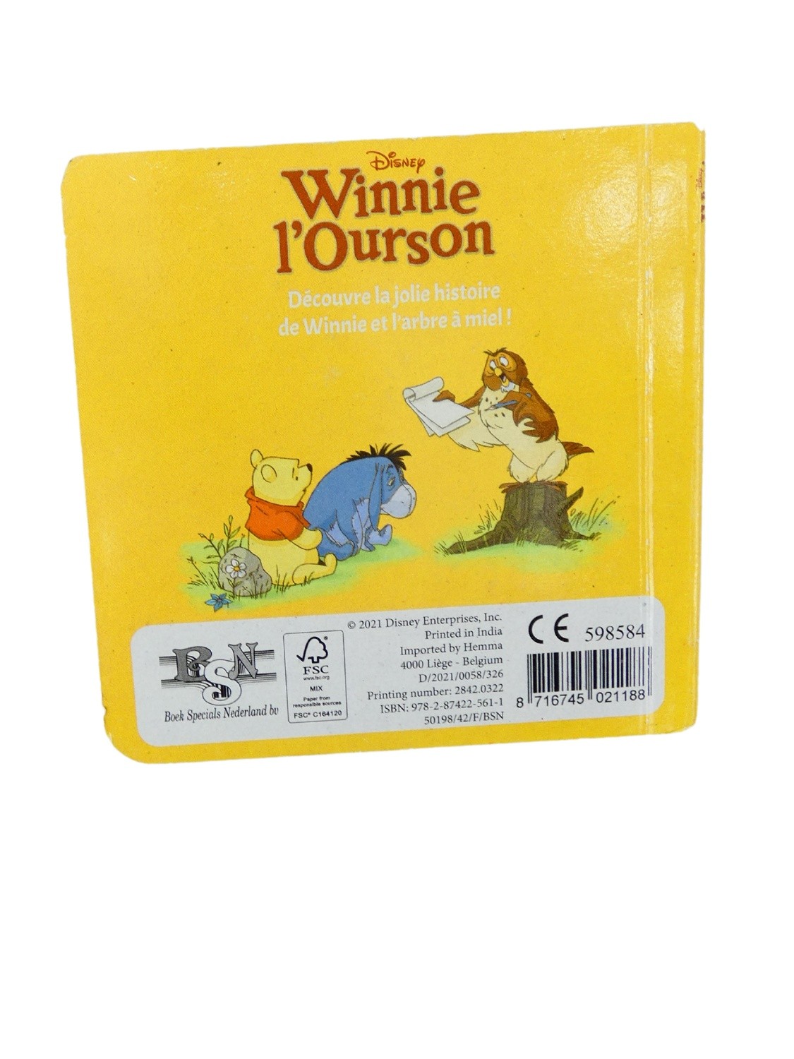 Winnie l'ourson: couleur miel