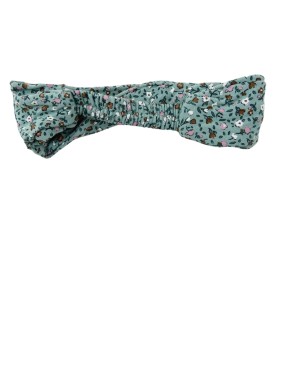 Bandeau gris fleurs VERTBAUDET taille 12 mois