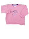 Pull ML "j'aime maman et papa" taille 24 mois