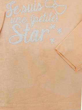 T-shirt ML "petite star" KIDKANAI taille 24 mois