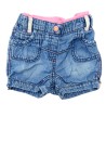 Short en jeans taille rose fluo BABY CLUB taille 24 mois