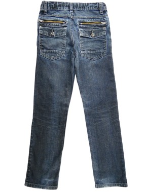 Pantalon jeans fermeture éclair à la poche BY KOOL taille 12 ans