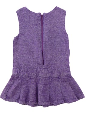 Robe SM violet paillette KIMBALOO taille 18 mois