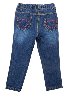 Pantalon jeans cœur poche KIDKANAI taille 3 ans