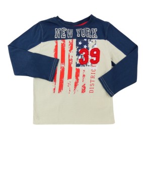 T-shirt ML "new york" taille 5 ans