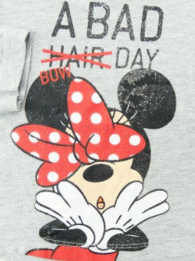 T-shirt ML "having a bad bow day" DISNEY taille 12 mois