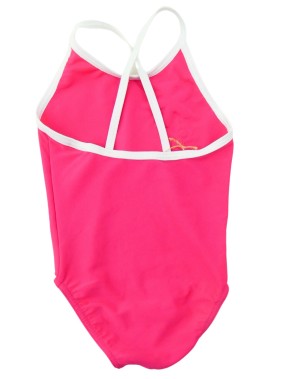 Maillot de bain une pièce dos croisé fleurs NABAIJI taille 3 ans