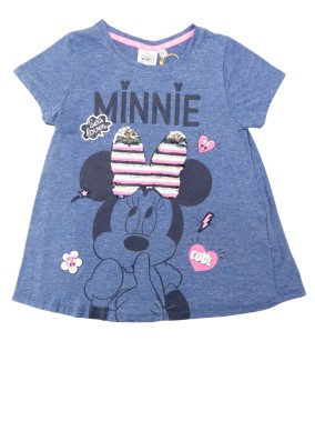 T-shirt MC bleu Minnie...