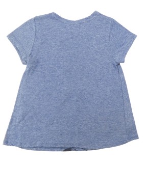 T-shirt MC bleu Minnie sequins DISNEY taille 8 ans