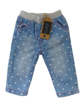Pantalon jean cœur TEX taille 6 mois