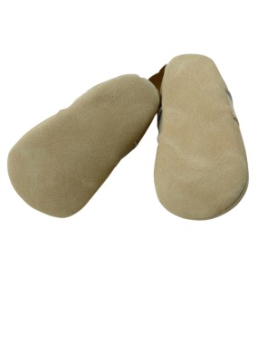 Chaussons beiges lapin taille 0-3 mois