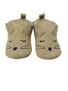 Chaussons beiges lapin taille 0-3 mois