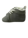 Chaussures grises fourrées taille 0-3 mois