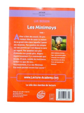 Livre ARTHUR Les minimoys Luc Besson N°1