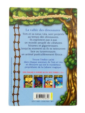 Livre La cabane magique La vallée des dinosaures N°1 BAYARD