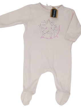 Pyjama bébé petites étoiles TEX BABY taille 1 mois