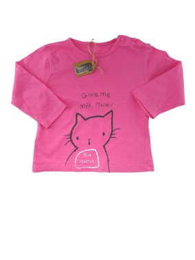 T-shirt ML chat milk taille...
