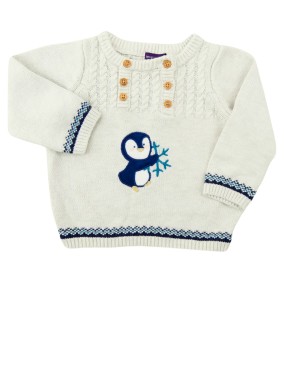 Pull pinguin SERGENT MAJOR taille 12 mois