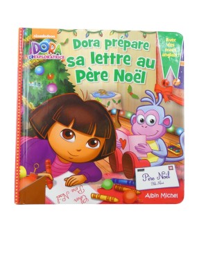 Livre Dora l'exploratrice prépare sa lettre au Père Nöel NICKELODEON