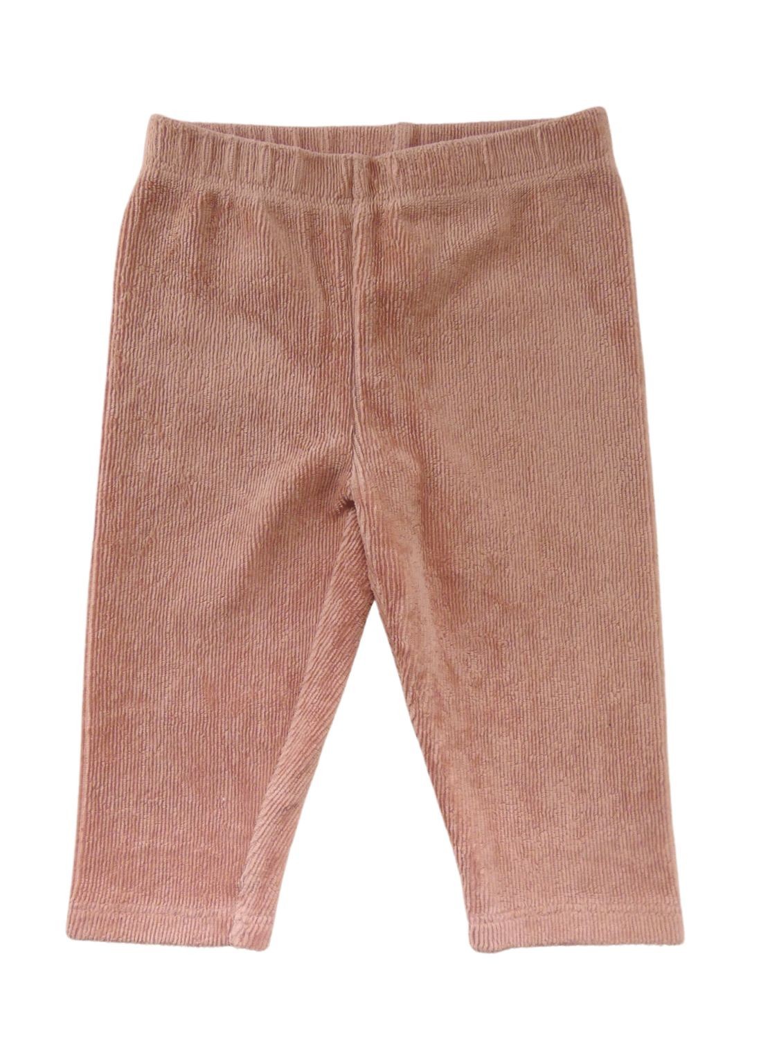 Pantalon rose pale côtelé  taille 6 mois