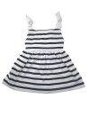 Robe blanche marine CAP AU LARGE taille 6 mois
