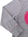 T-shirt ML cœur fushia OKAIDI taille 2 ans