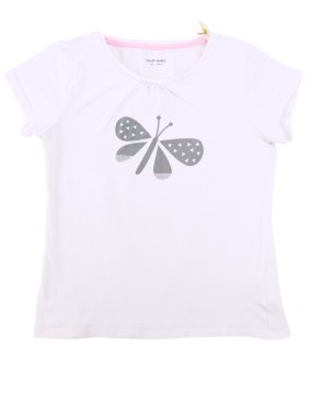 T-shirt MC blc papillon...