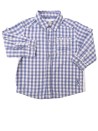 Chemise ML carreaux violets KITCHOUN taille 18 mois