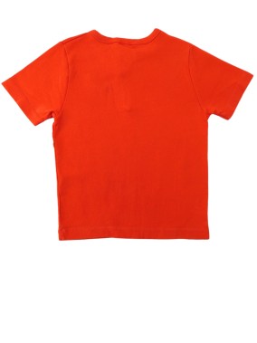 T-shirt MC uni rouge PETIT BATEAU taille 6 ans