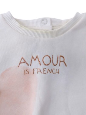 Pull amour french TAPE A L'ŒIL taille 3 mois